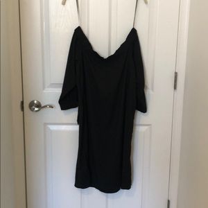 Black off-the-shoulder Dress